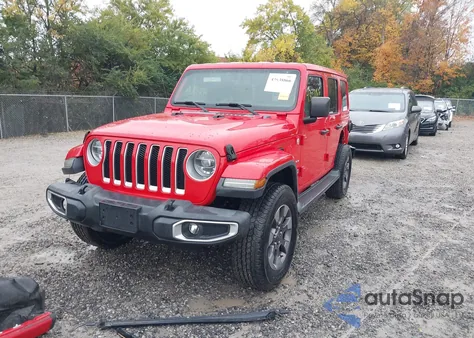 2018 Jeep Wrangler Unlimited Sahara 4X4 from USA, damaged, VIN 1C4HJXEG7JW184995